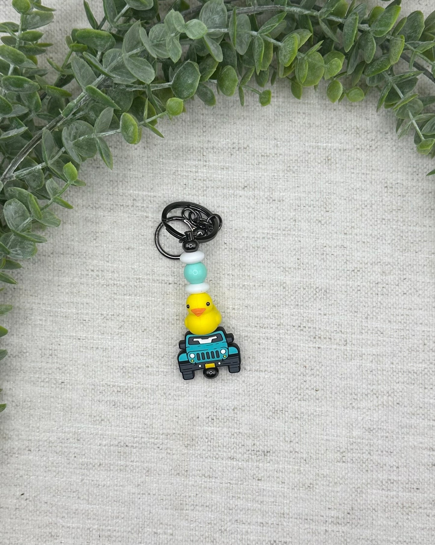 Duck a Truck Keychain