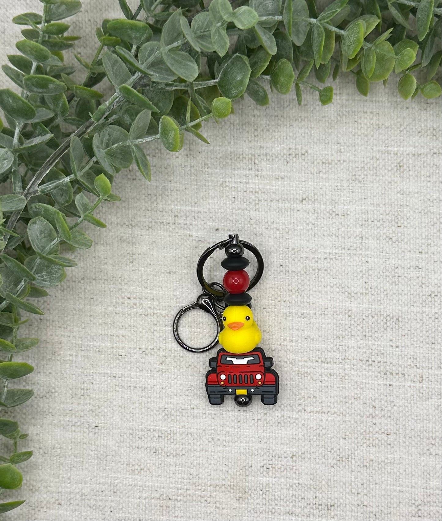 Duck a Truck Keychain