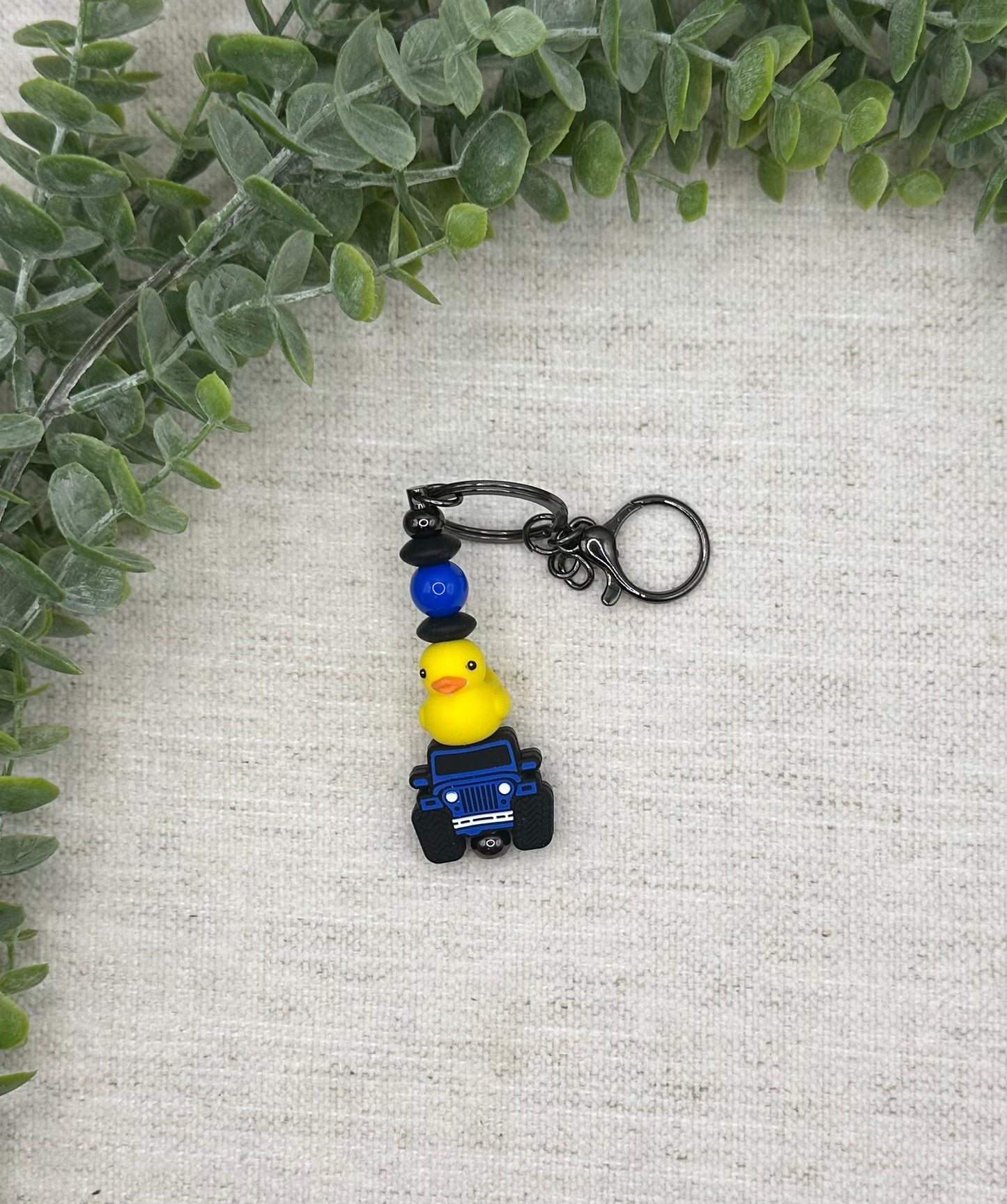 Duck a Truck Keychain