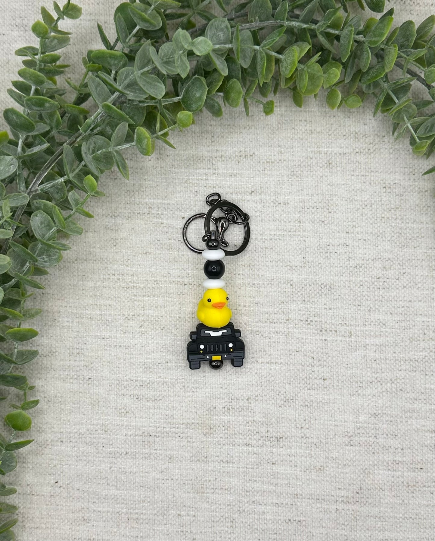 Duck a Truck Keychain
