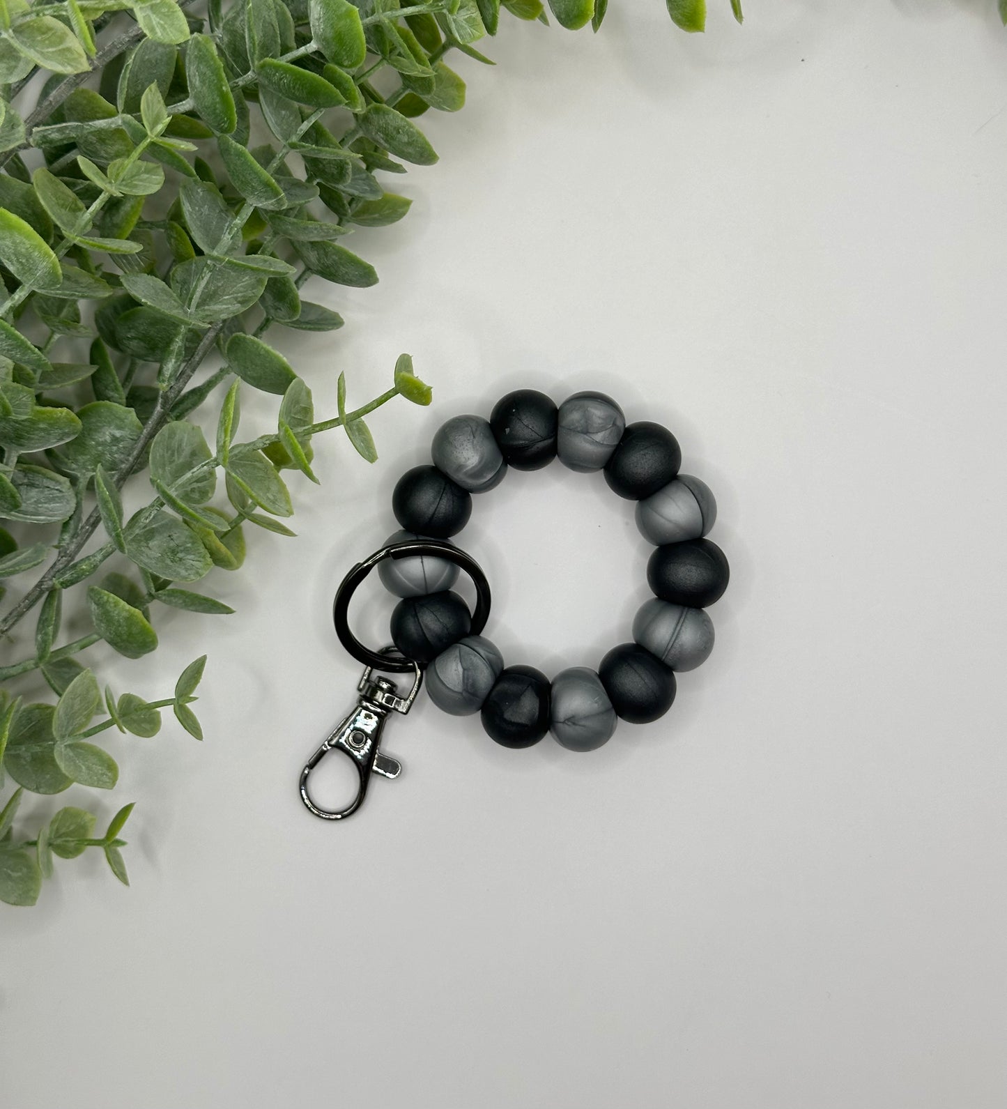 Mini Black and Silver Pearl