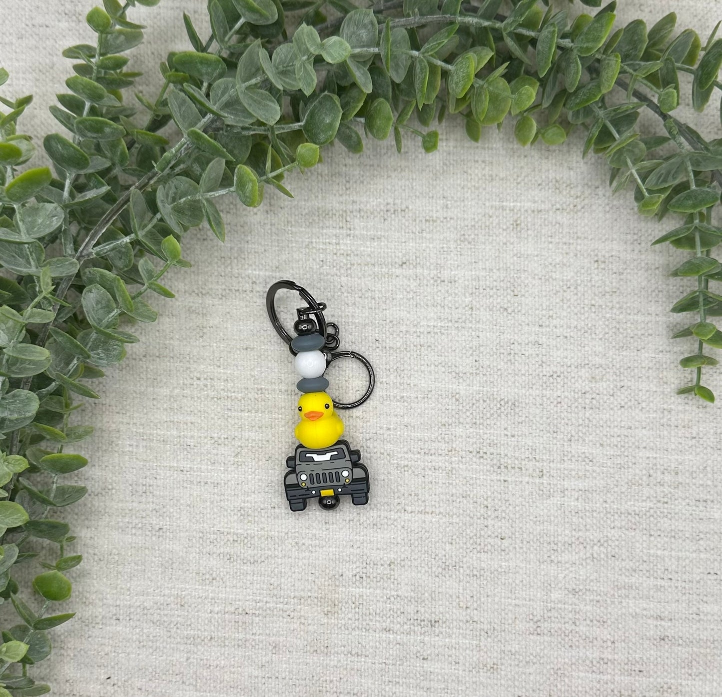 Duck a Truck Keychain