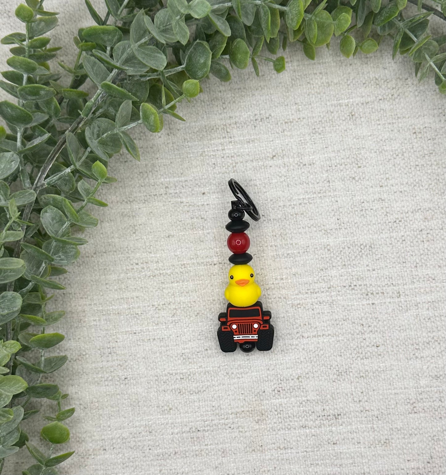 Duck a Truck Keychain